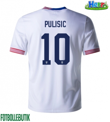 Förenta Staterna Christian Pulisic #10 Hemmatröja Copa America 2024 Kortärmad